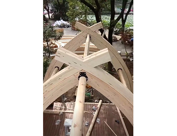 十堰非洲菠萝格廊架